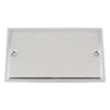 Doublet Satin Chrome / Polished Chrome Edge Blank Plate - Click to see large image