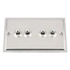 Doublet Satin Chrome / Polished Chrome Edge Toggle (Dolly) Switch - Click to see large image