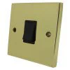 Edward Polished Brass Intermediate Light Switch - Click to see large image