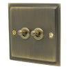 Nouveau Antique Toggle (Dolly) Switch - Click to see large image