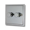 Nouveau Polished Chrome Intelligent Dimmer - Click to see large image