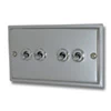 Nouveau Polished Chrome Toggle (Dolly) Switch - Click to see large image