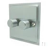 Nouveau Satin Chrome Intelligent Dimmer - Click to see large image