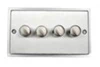 Nouveau Satin Chrome LED Dimmer - Click to see large image