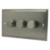 Nouveau Satin Nickel Intelligent Dimmer - Click to see large image
