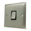 Nouveau Satin Nickel Intermediate Light Switch - Click to see large image