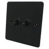 Flat Black Toggle (Dolly) Switch - Click to see large image