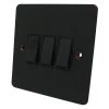 Flat Black Light Switch - Click to see large image