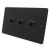 Flat Black Toggle (Dolly) Switch - Click to see large image