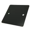 Flat Black Blank Plate - Click to see large image