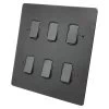 Flat Black Light Switch - Click to see large image