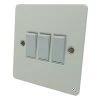 Flat White Light Switch - Click to see large image