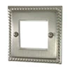 Rope Edge Satin Nickel Modular Plate - Click to see large image