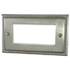 Rope Edge Satin Nickel Modular Plate - Click to see large image