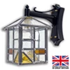 Lechlade - Amber Outdoor Leaded Lantern | Porch Light