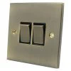 Trim Antique Brass Light Switch - Click to see large image