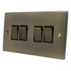 Trim Antique Brass Light Switch - Click to see large image