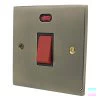 Trim Antique Brass Cooker (45 Amp Double Pole) Switch - Click to see large image