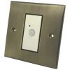 Trim Antique Brass PIR Switch - Click to see large image