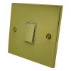 Trim Polished Brass Intermediate Light Switch - Click to see large image