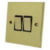 Trim Polished Brass Light Switch - Click to see large image
