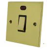 Trim Polished Brass 20 Amp Switch - Click to see large image