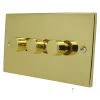 Trim Polished Brass LED Dimmer - Click to see large image