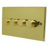 Trim Polished Brass Intelligent Dimmer - Click to see large image