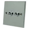 Trim Polished Chrome Toggle (Dolly) Switch - Click to see large image