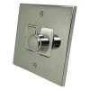 Trim Polished Chrome Dimmer and Light Switch Combination - Click to see large image