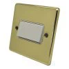 Trim Polished Brass Fan Isolator - Click to see large image