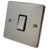 Trim Rounded Polished Chrome 20 Amp Switch - Click to see large image