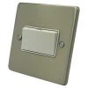 Trim Rounded Satin Nickel Fan Isolator - Click to see large image