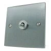 Trim Satin Chrome Toggle (Dolly) Switch - Click to see large image
