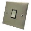 Trim Satin Nickel Light Switch - Click to see large image