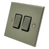Trim Satin Nickel Light Switch - Click to see large image