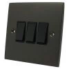 Trim Silk Bronze Intermediate Switch and Light Switch Combination - Click to see large image