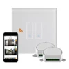 RetroTouch Crystal White Glass WiFi Dimmer - Click to see large image