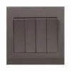 Simplicity Charcoal Light Switch - Click to see large image