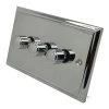 Mondo Polished Chrome Intelligent Dimmer - Click to see large image