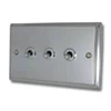 Mondo Polished Chrome Toggle (Dolly) Switch - Click to see large image