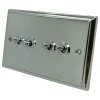 Mondo Polished Chrome Toggle (Dolly) Switch - Click to see large image
