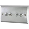 Mondo Satin Chrome Toggle (Dolly) Switch - Click to see large image