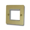 Slim Polished Brass Modular Plate - Click to see large image