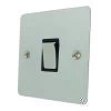 Slim Polished Chrome Intermediate Light Switch - Click to see large image