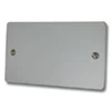 Slim Polished Chrome Blank Plate - Click to see large image