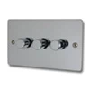 Slim Polished Chrome LED Dimmer - Click to see large image