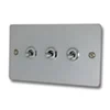Slim Polished Chrome Toggle (Dolly) Switch - Click to see large image