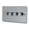 Slim Polished Chrome Intelligent Dimmer - Click to see large image
