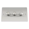 Slim Satin Chrome LED Dimmer - Click to see large image
